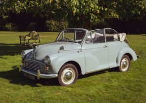 Garden of England Classics Wedding Car Hire Morris Minor Convertible