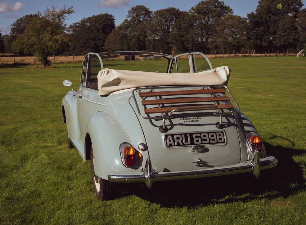 Garden of England Classics Wedding Car Hire 1964 Morris Minor Convertible