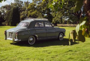 Garden of England Classics Wedding Car Hire 1958 Peugeot 403 saloon