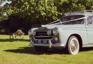 Garden of England Classics Wedding Car Hire Kent 1958 Peugeot 403 saloon