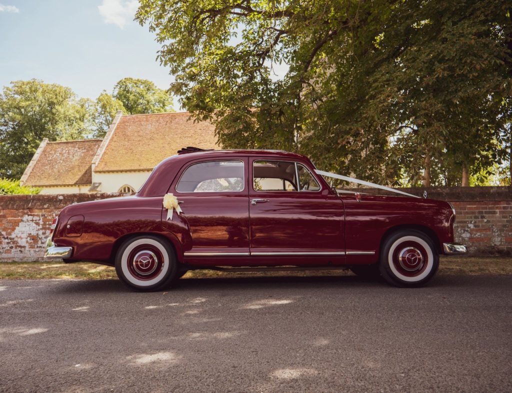 Garden of England Classics Wedding Car Hire Kent Mercedes Ponton